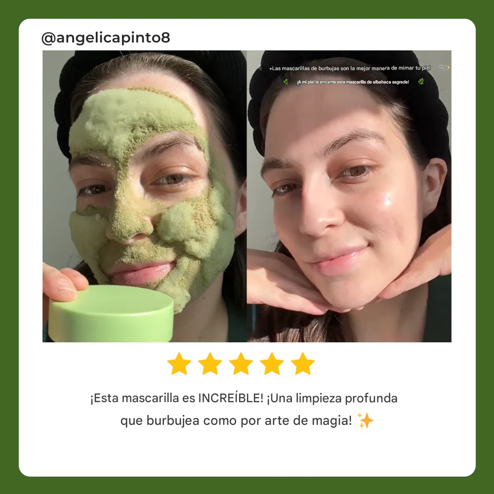 Mascarilla Facial Burbujeante Detox Coreana