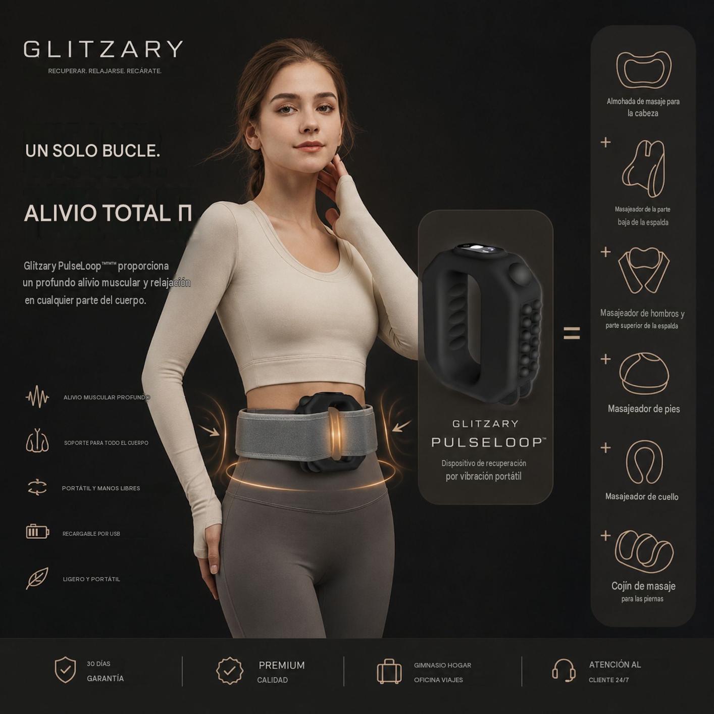 Vibra Core™ | Cinturón Reductor de Abdomen