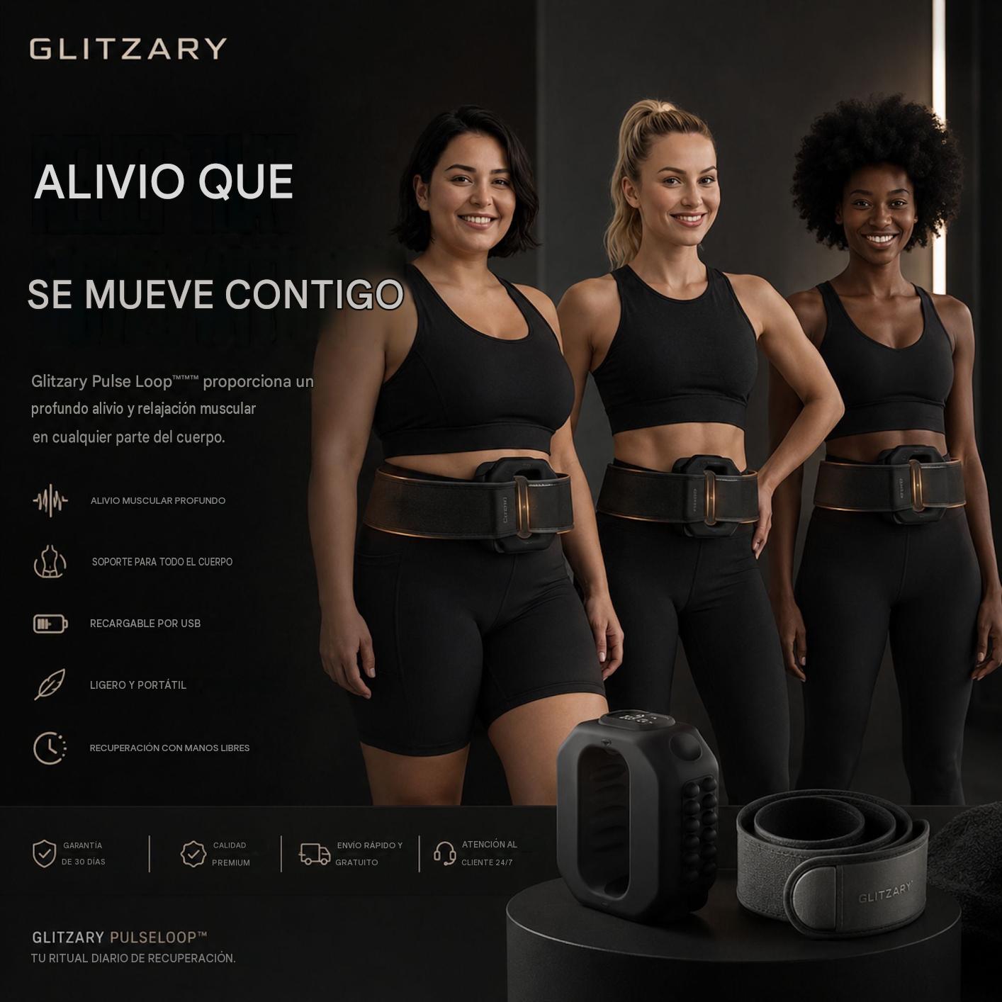 Vibra Core™ | Cinturón Reductor de Abdomen