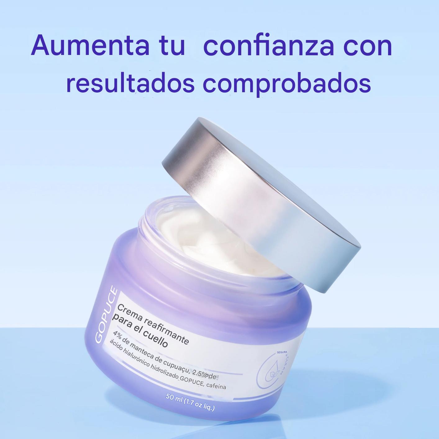 Crema Tensora Cuello & Papada - Adiós arrugas, flacidez y “cuello de pavo” en 4 semanas.