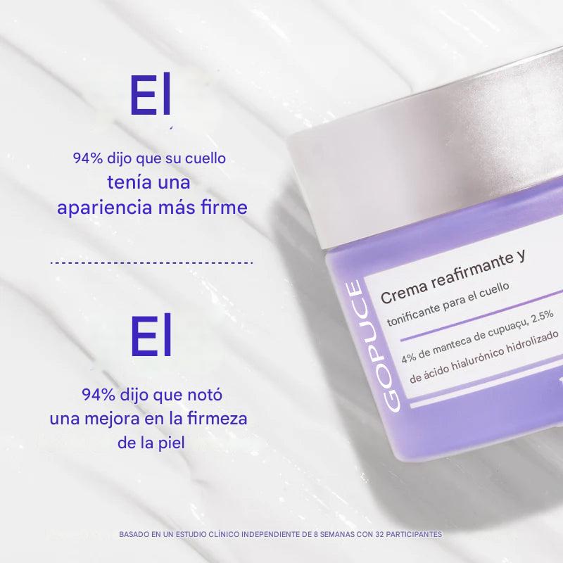 Crema Tensora Cuello & Papada - Adiós arrugas, flacidez y “cuello de pavo” en 4 semanas.