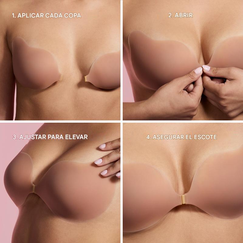Sujetador Invisible Push Up™ – El secreto para un escote bonito sin que se note