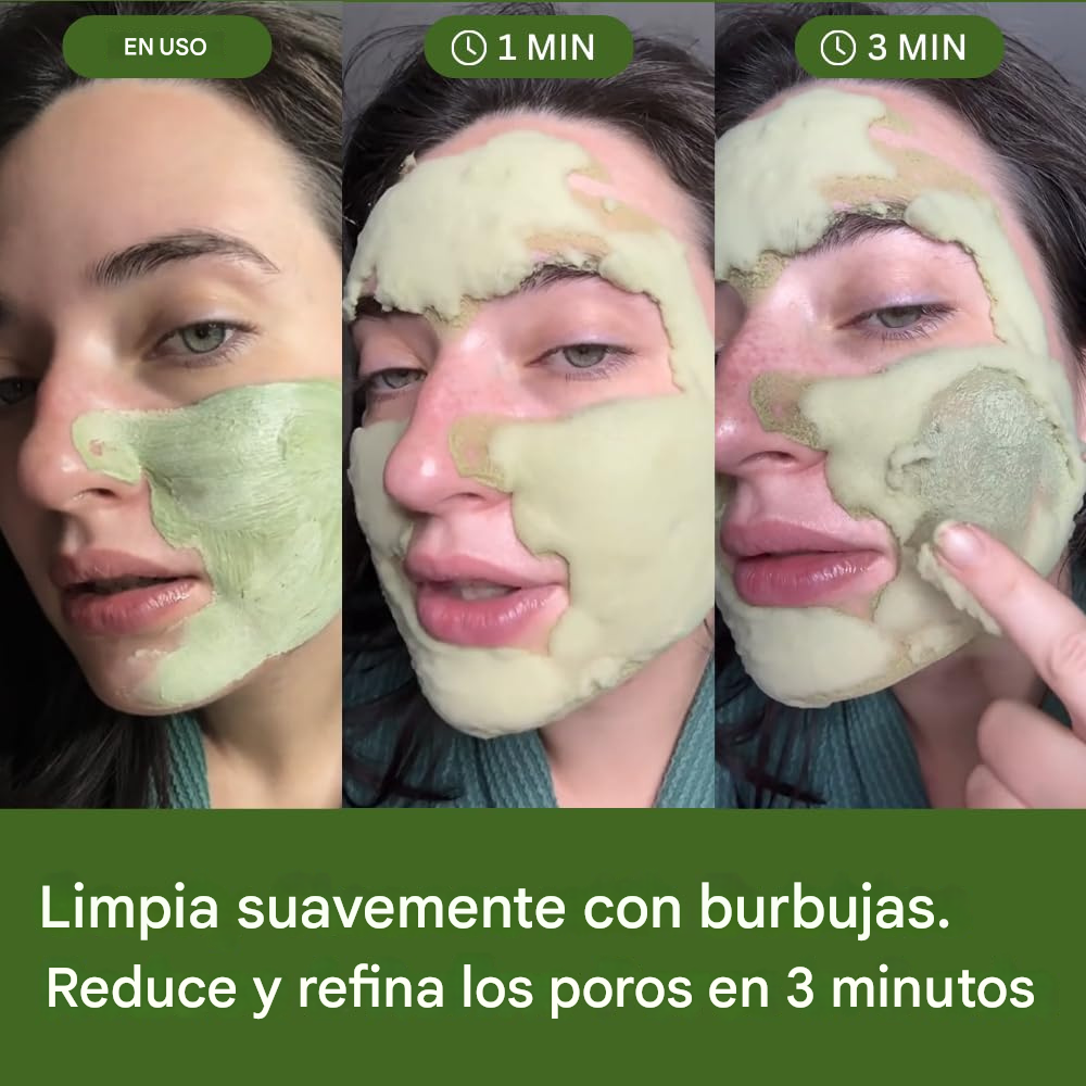 Mascarilla Facial Burbujeante Detox Coreana