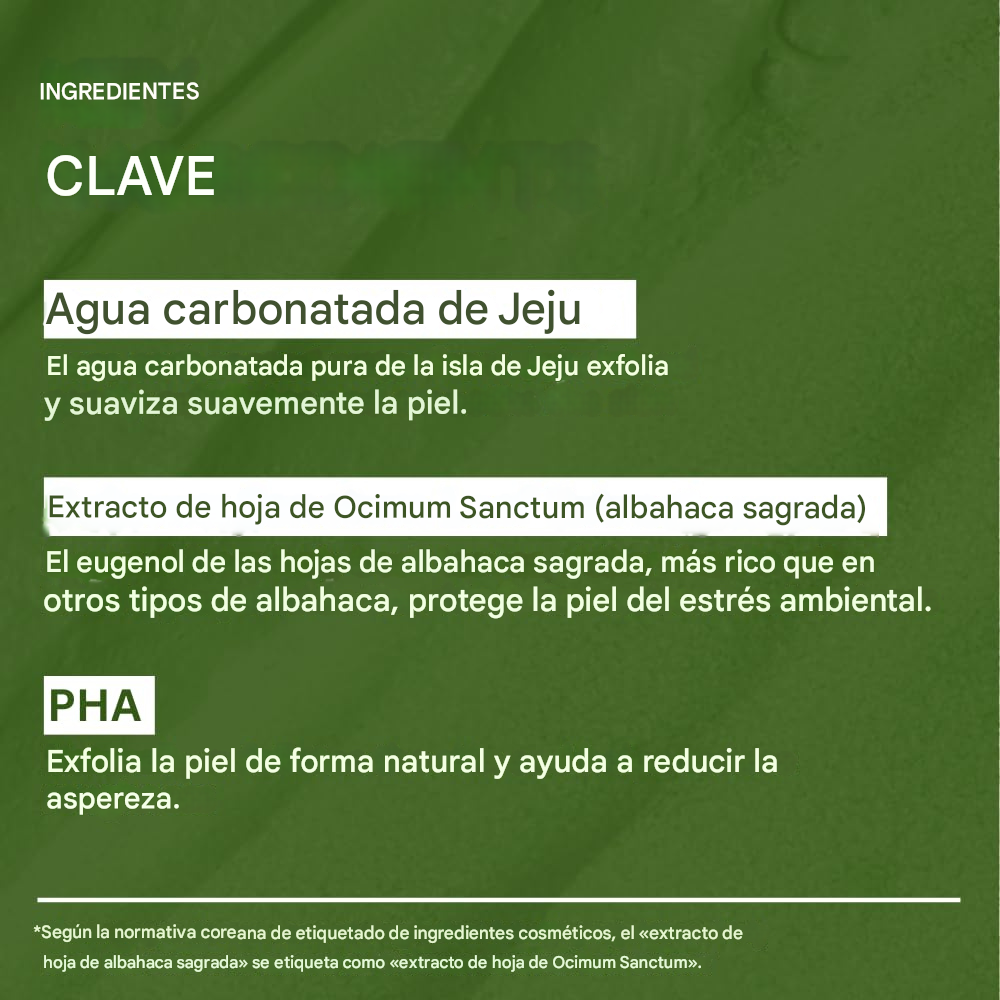 Mascarilla Facial Burbujeante Detox Coreana