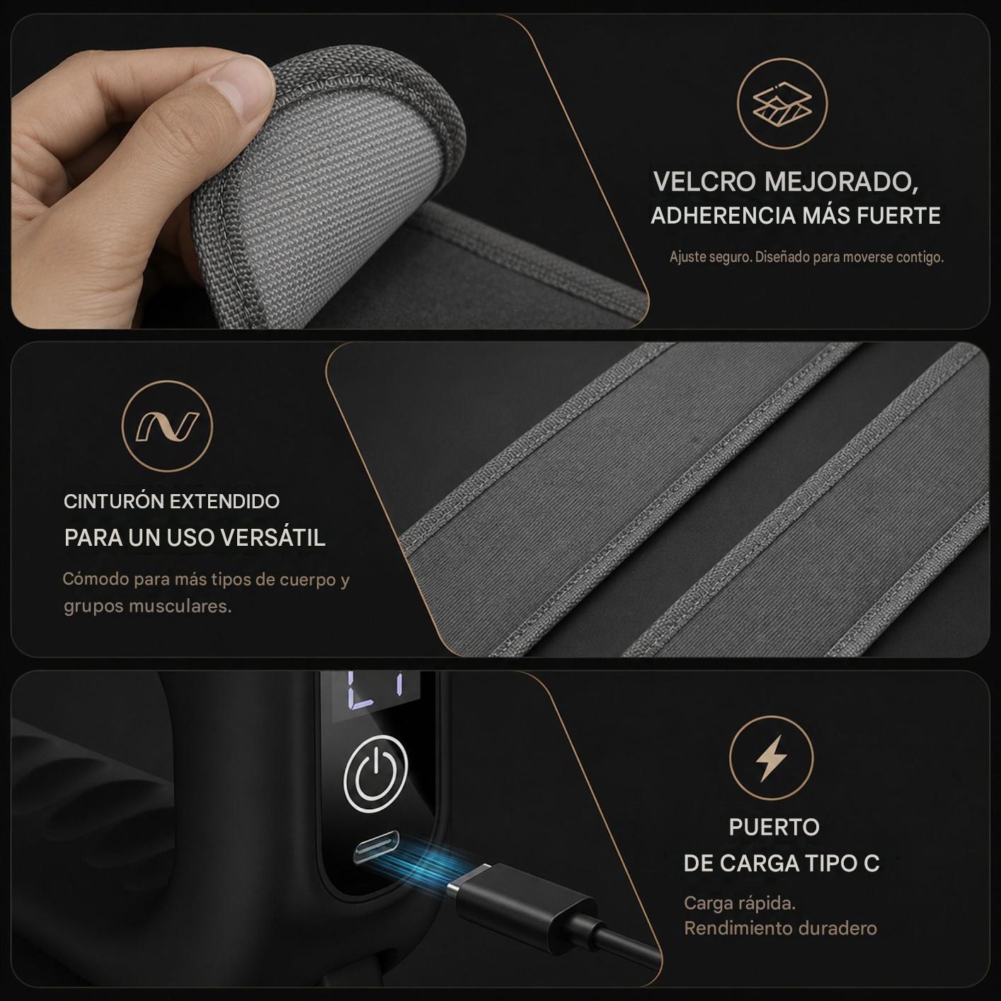 Vibra Core™ | Cinturón Reductor de Abdomen