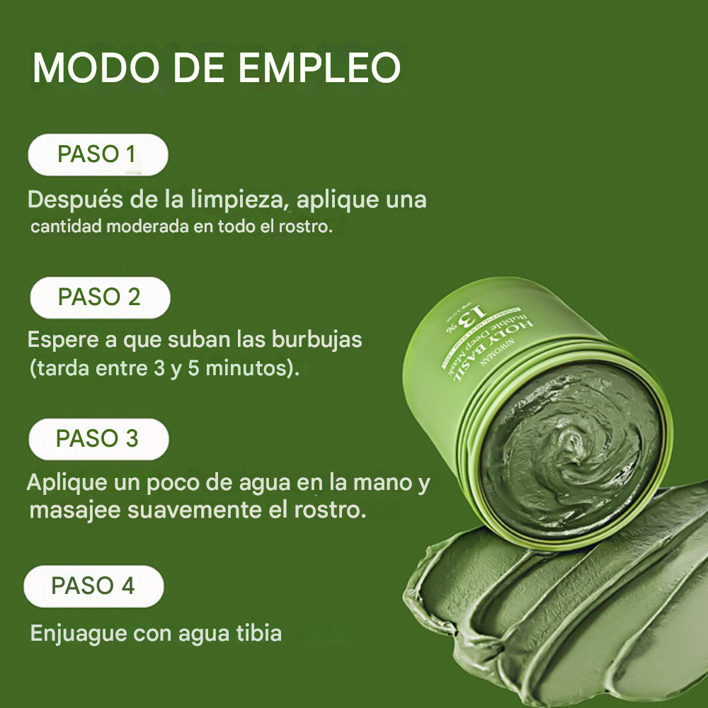 Mascarilla Facial Burbujeante Detox Coreana