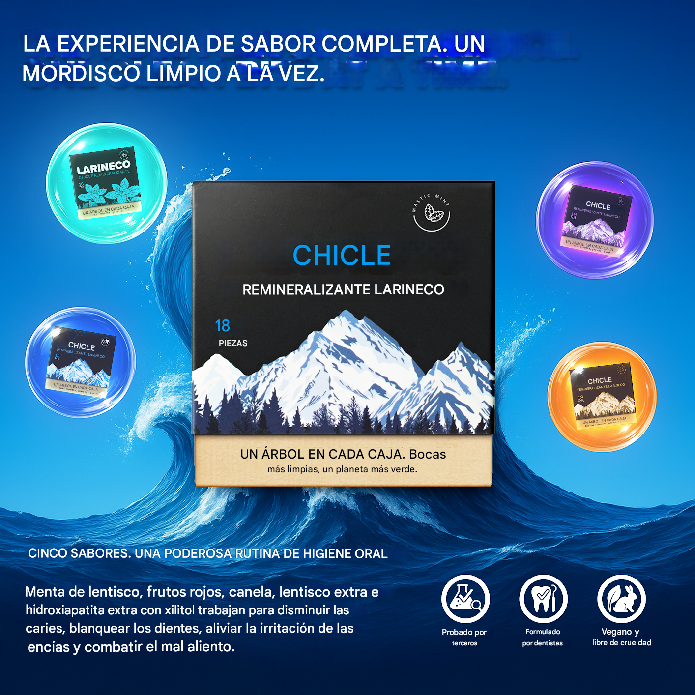 Chicle Remineralizante - Adiós sangrado de encías