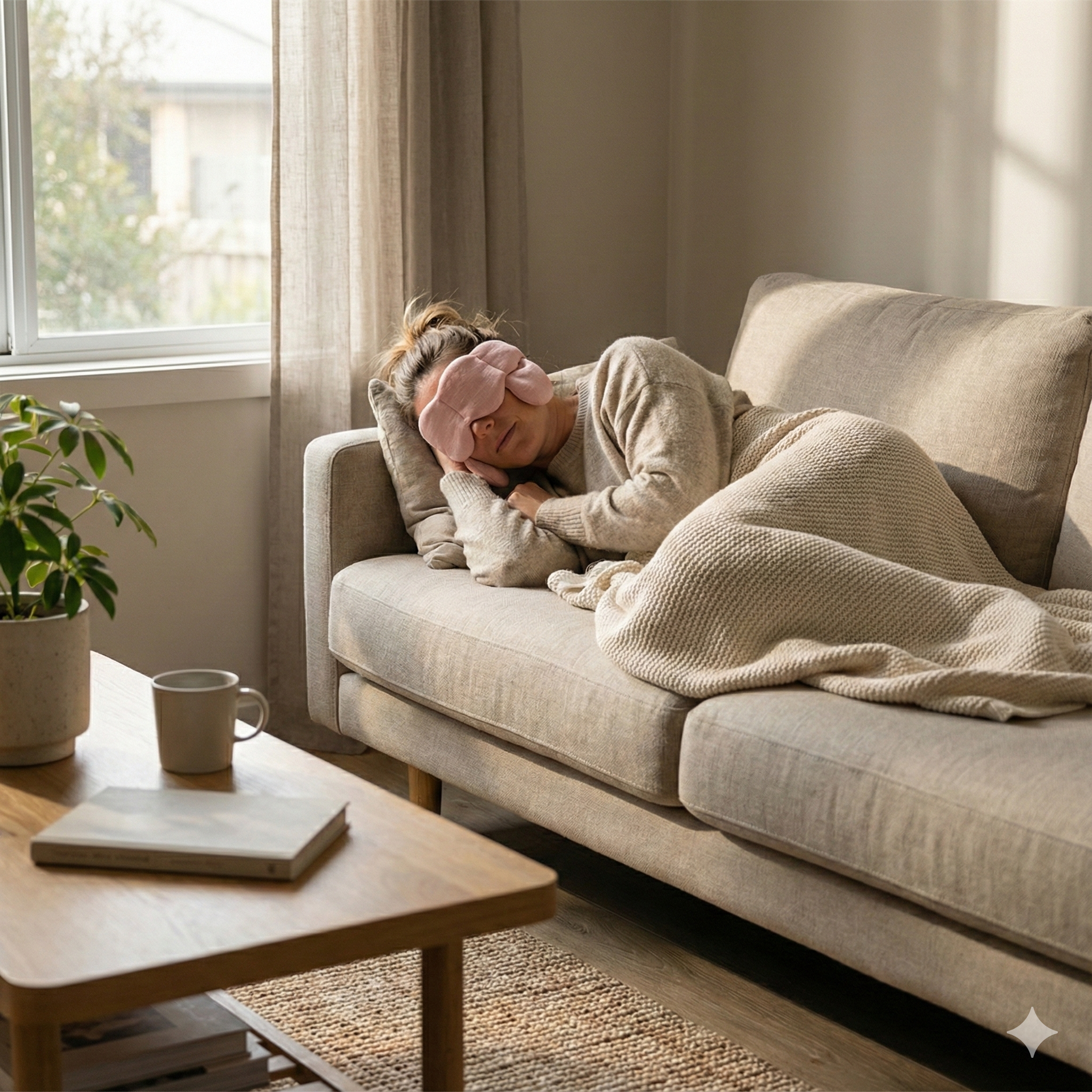 Antifaz pesado para dormir – ayuda a calmar la mente antes de dormir