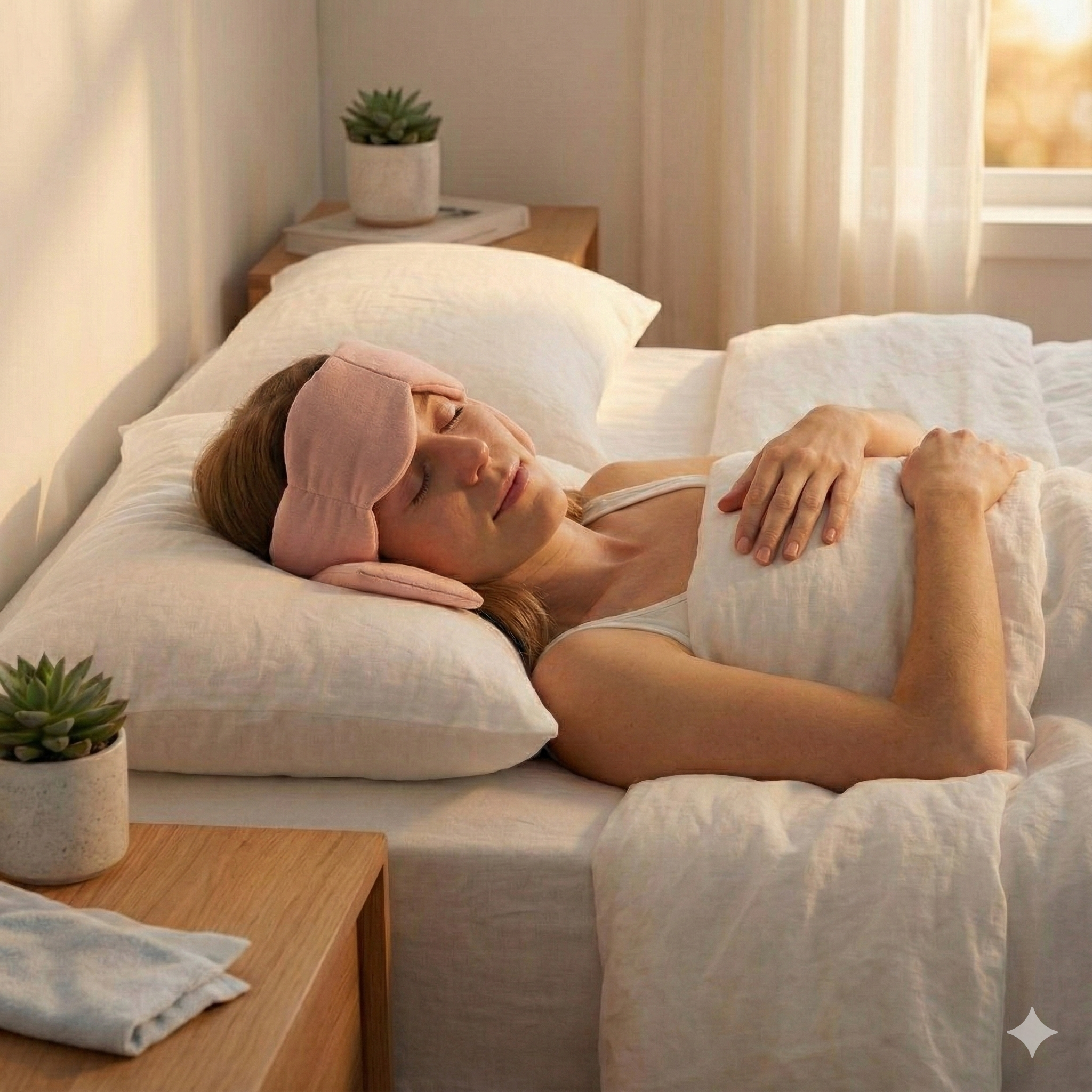 Antifaz pesado para dormir – ayuda a calmar la mente antes de dormir