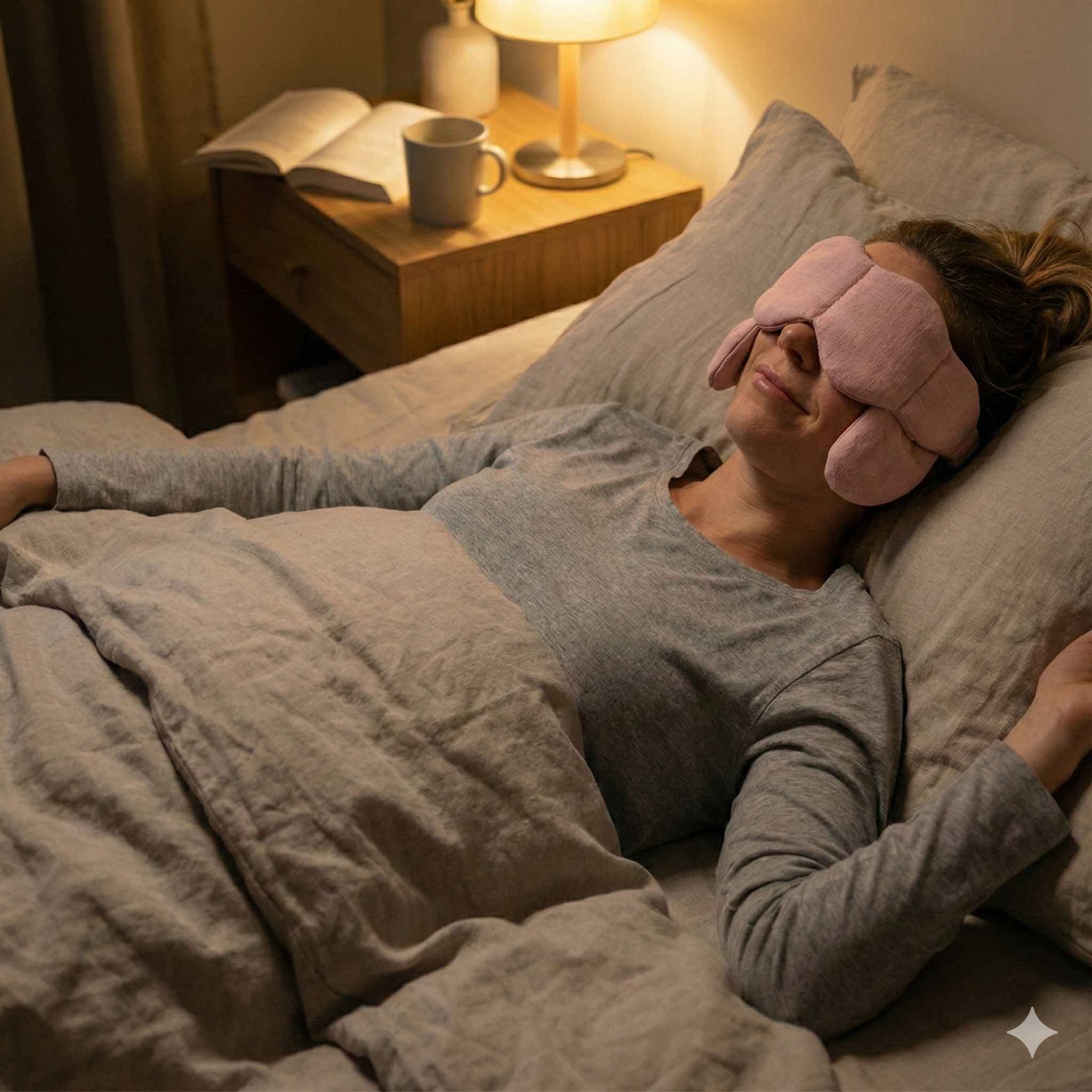 Antifaz pesado para dormir – ayuda a calmar la mente antes de dormir