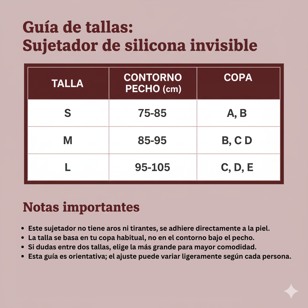 Sujetador Invisible Push Up™ – El secreto para un escote bonito sin que se note