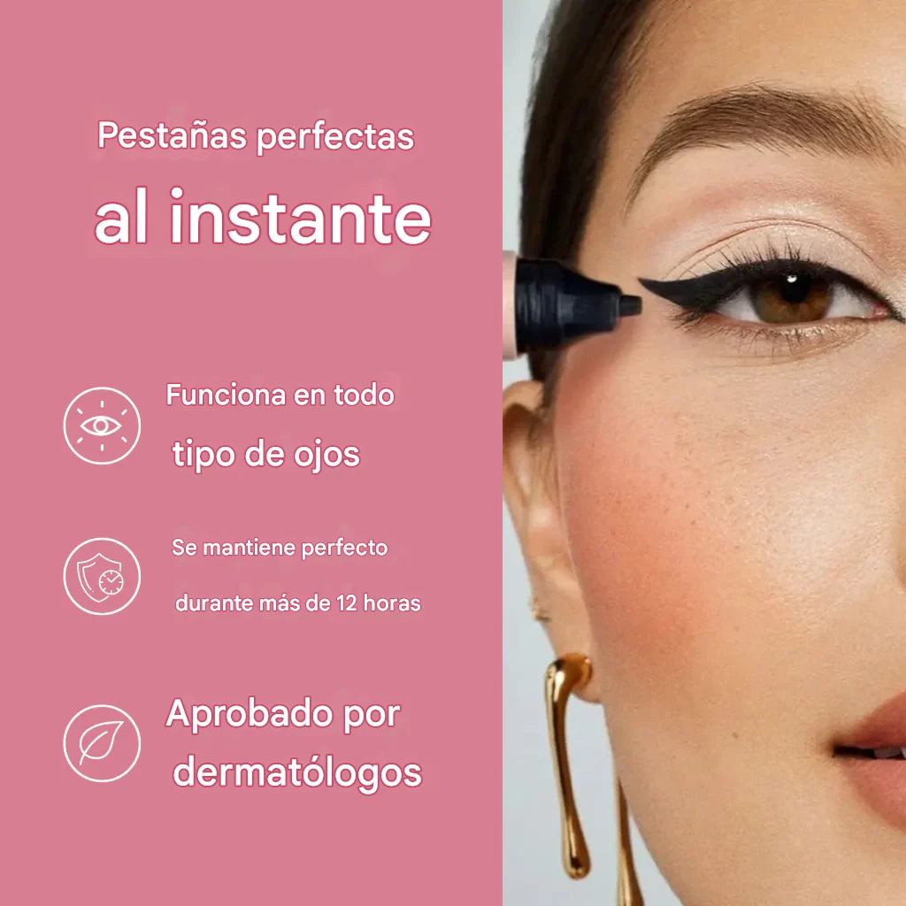 Delineador de ojos con sello giratorio