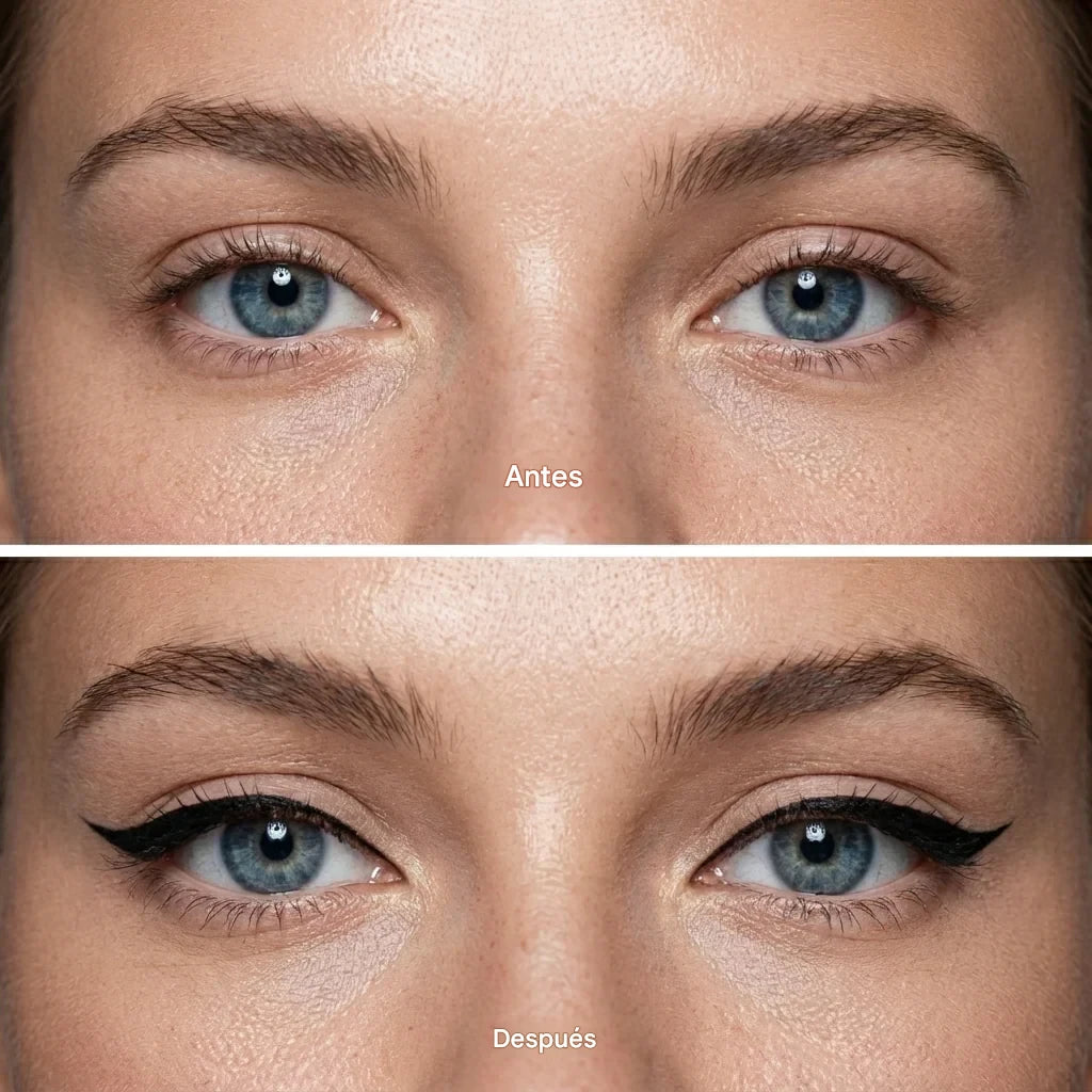 Delineador de ojos con sello giratorio