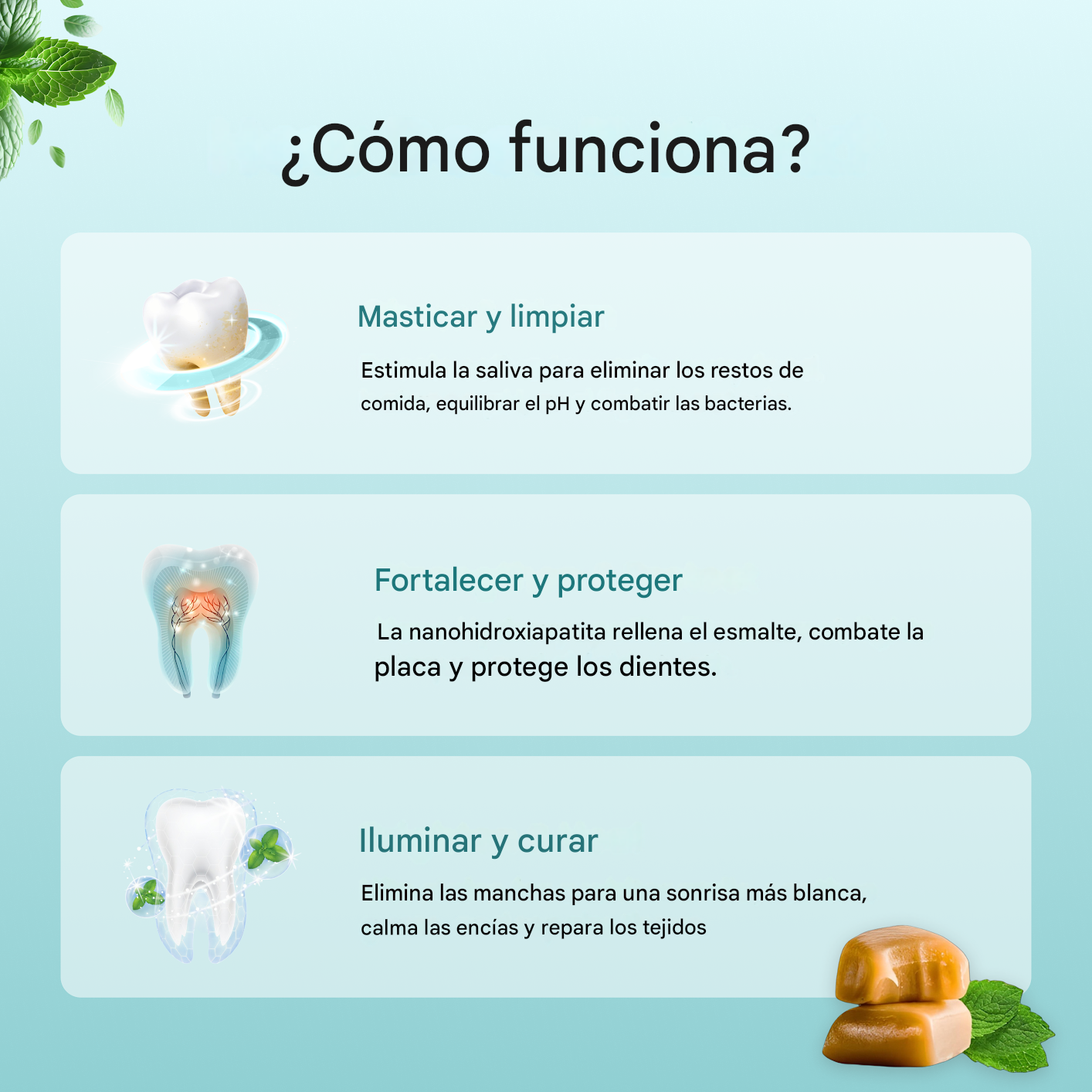 Chicle Remineralizante - Adiós sangrado de encías