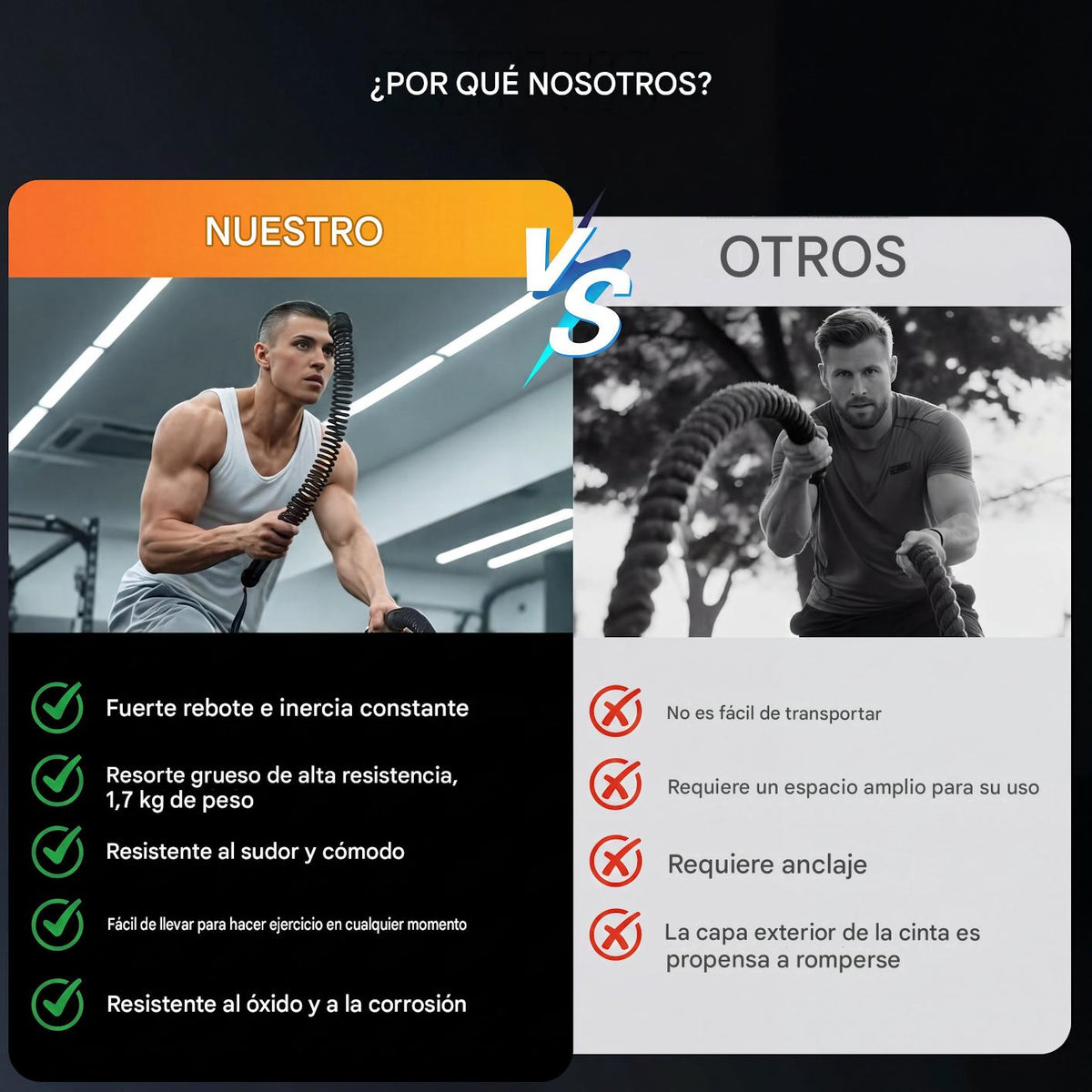 Cuerdas de Batalla Flex™ | Recupera tu Forma, a tu Ritmo