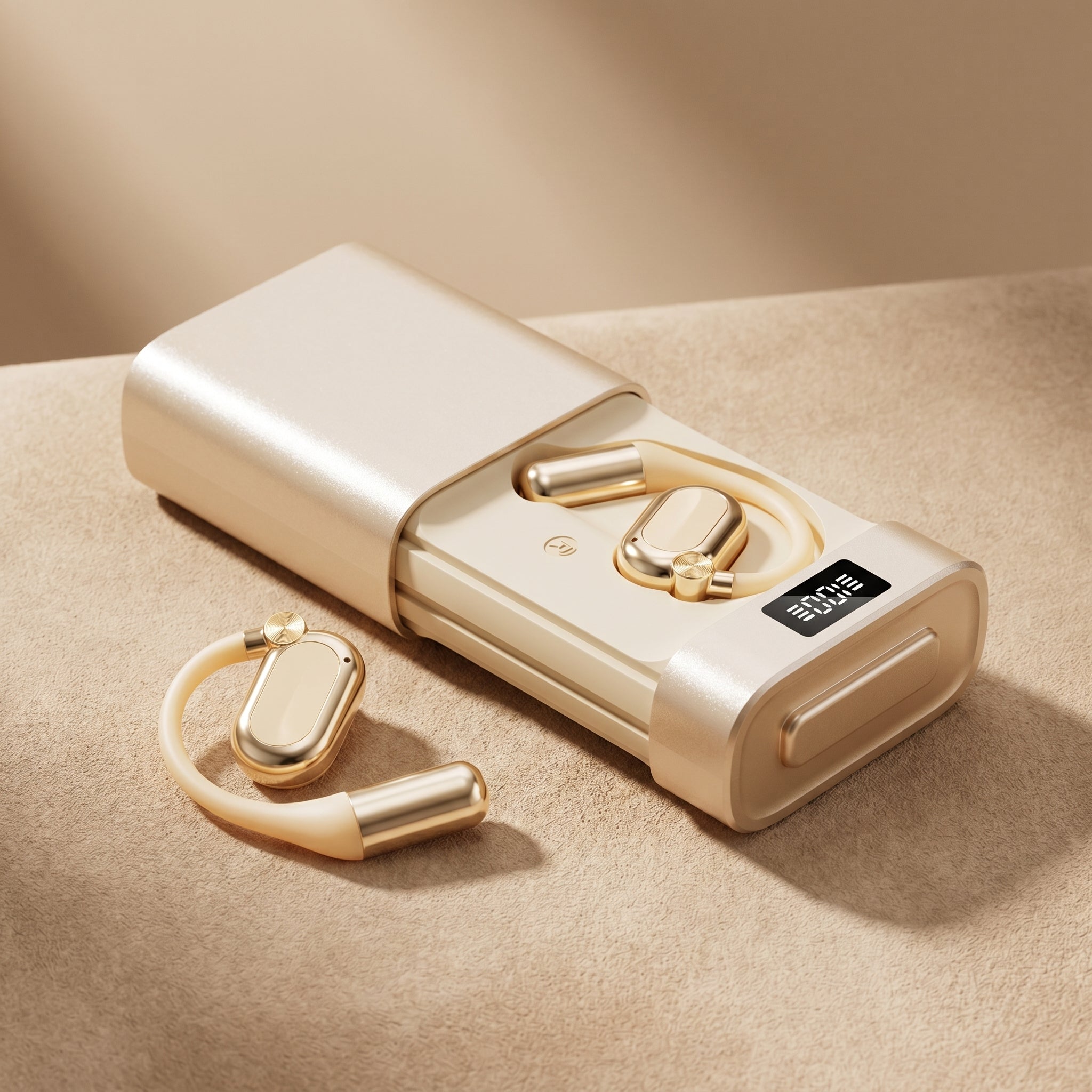 OpenAir 3 en 1: auriculares, batería externa y luz LED