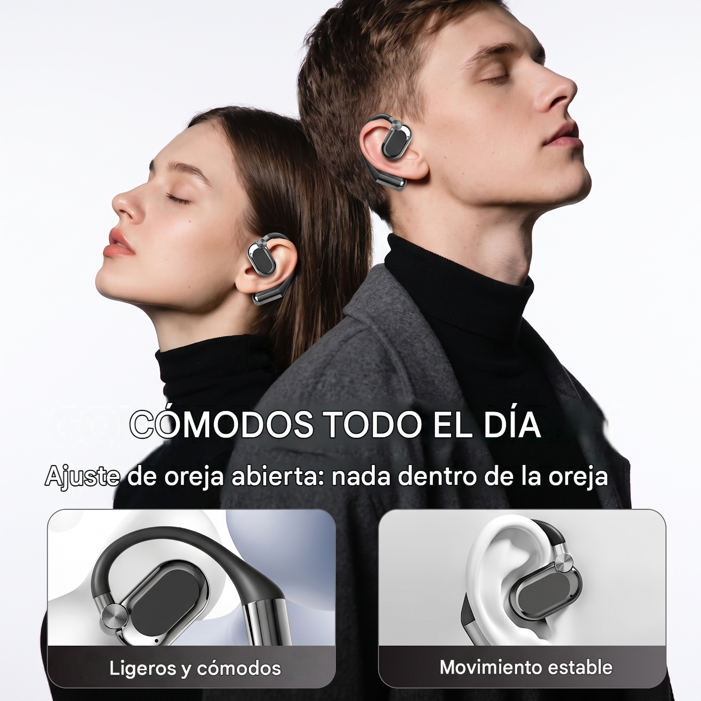 OpenAir 3 en 1: auriculares, batería externa y luz LED